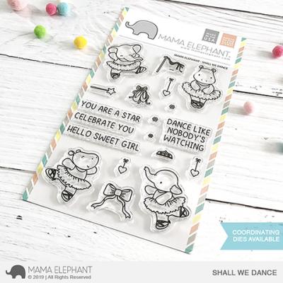 Mama Elephant Clear Stamps - Shall We Dance